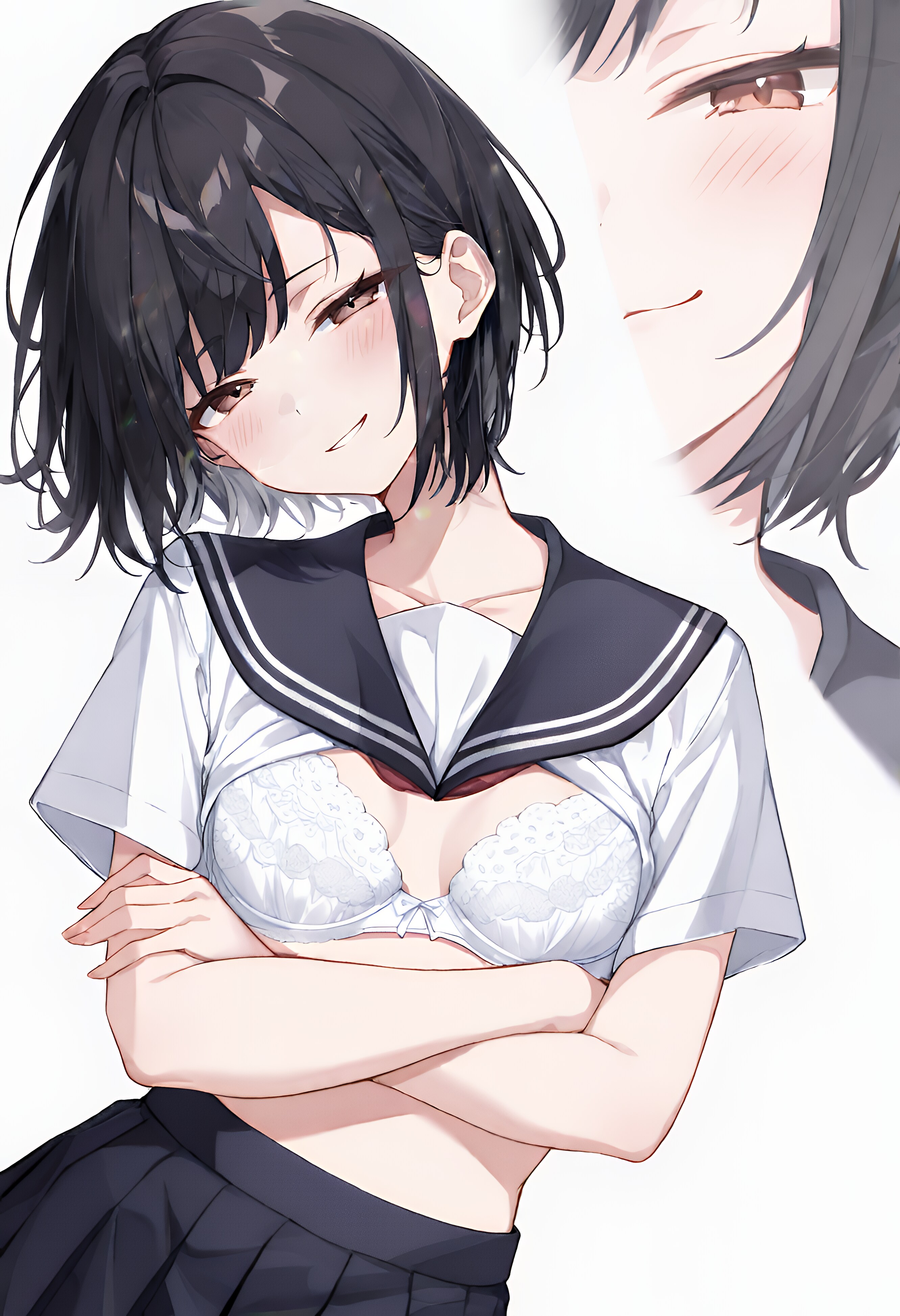 嬉しそうな顔