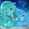 ある夜、森の中、スライム姉妹に出会った。 11枚目