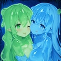 ある夜、森の中、スライム姉妹に出会った。 3枚目