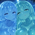 ある夜、森の中、スライム姉妹に出会った。 4枚目