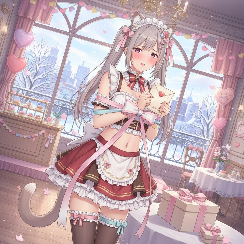 銀ツイにゃん。バレンタインメイド。プレゼント