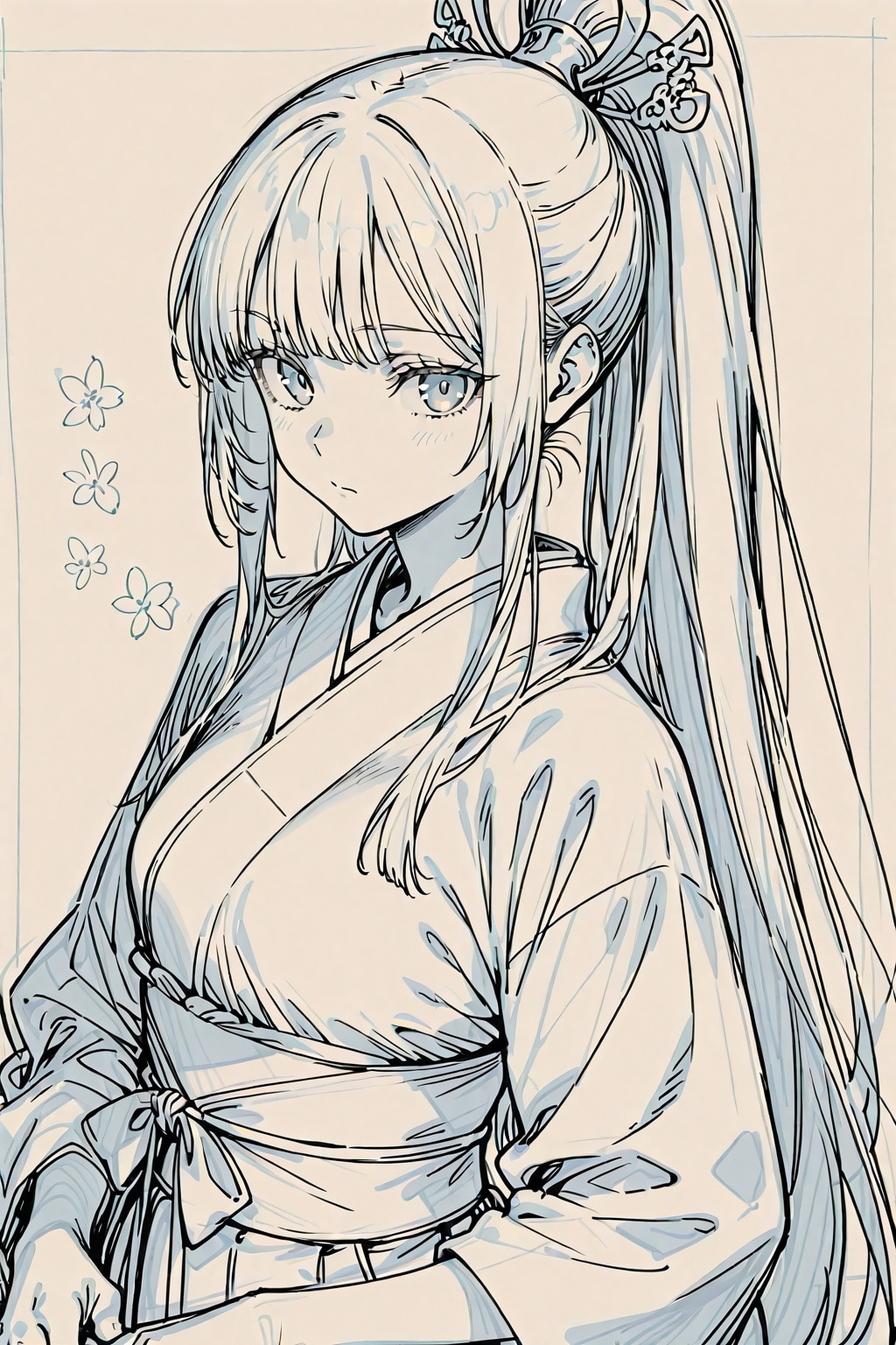 線画 | の人気AIイラスト・グラビア