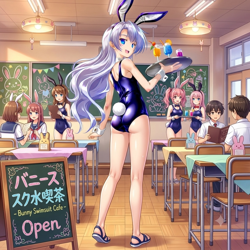 スク水バニー喫茶！