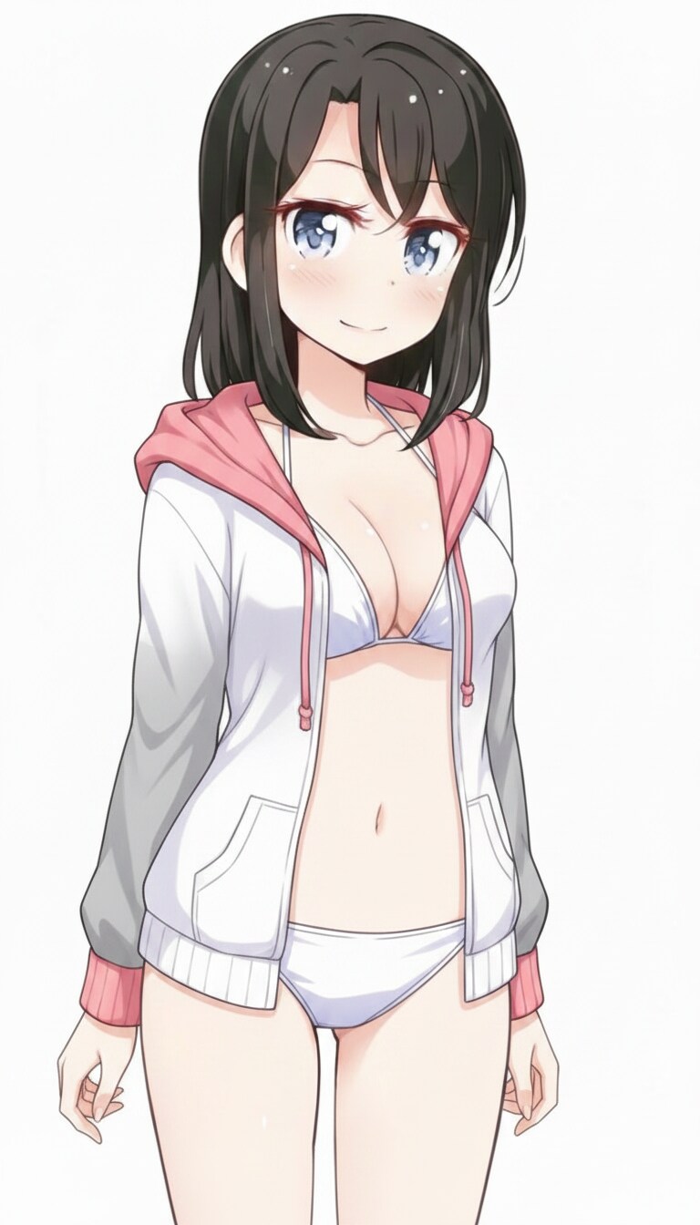 奥沢美咲 ビキニパーカー