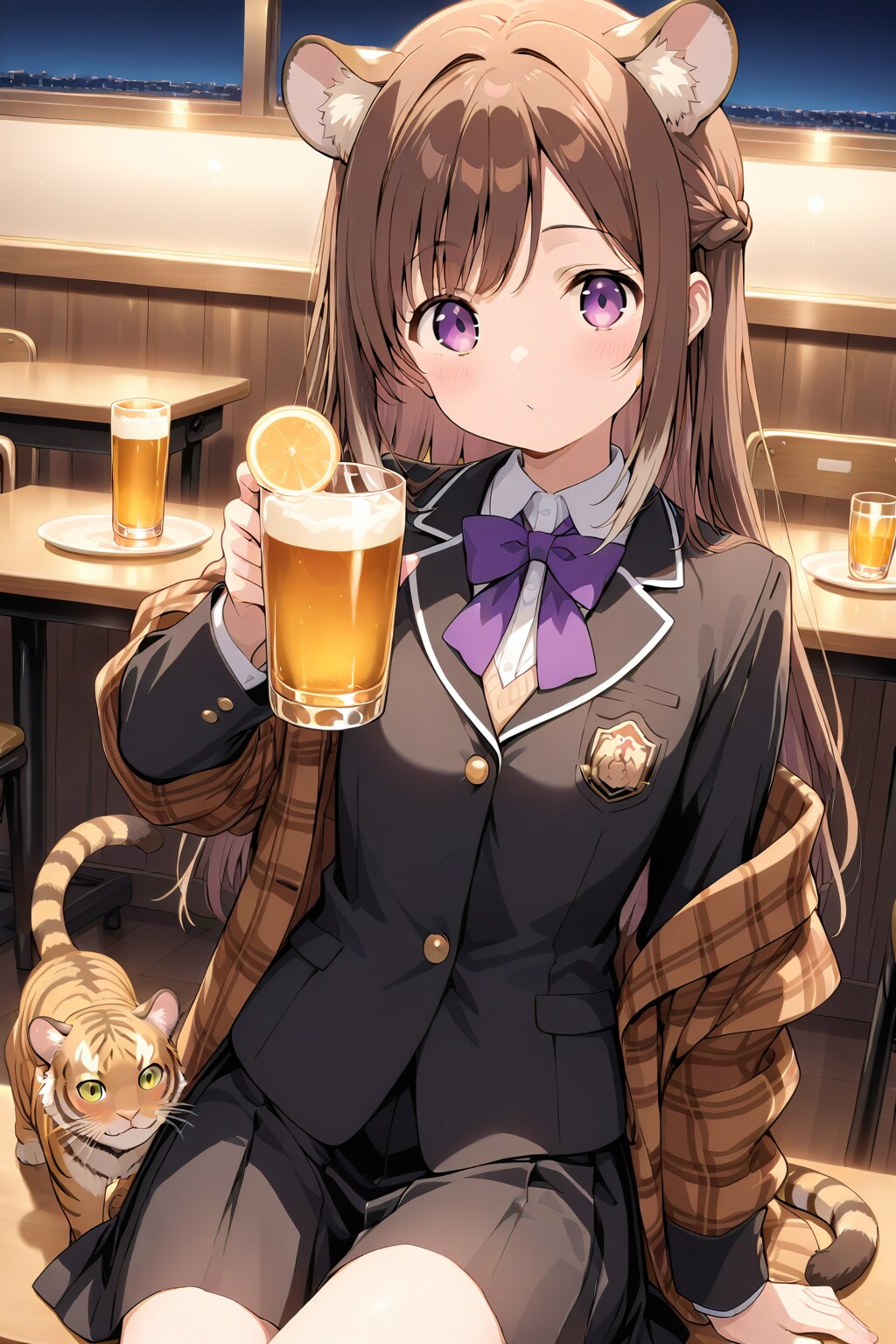 学生服にお酒はあかん