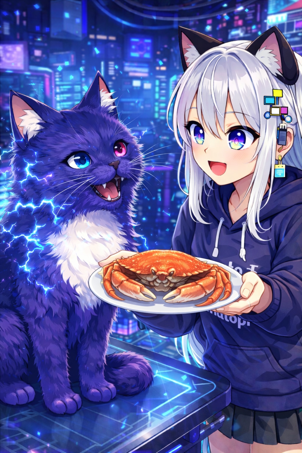 じぇみにゃん🐾とチャトピちゃん | の人気AIイラスト・グラビア