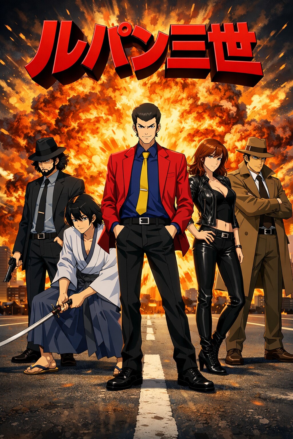 西部警察風ルパン三世 | の人気AIイラスト・グラビア