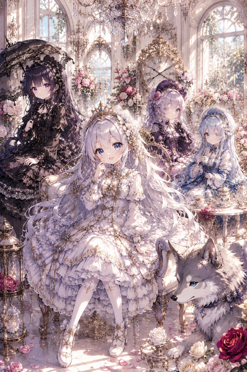 🌹 「午後三時のクリスタルガーデン」 ☕💎