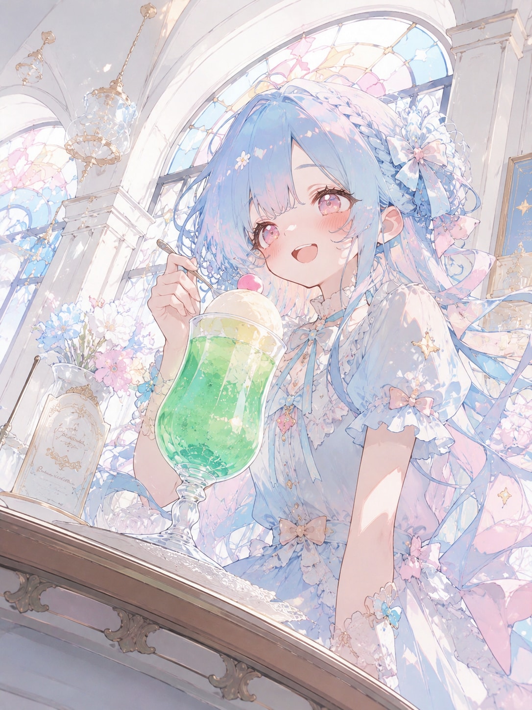 メロンクリームソーダ