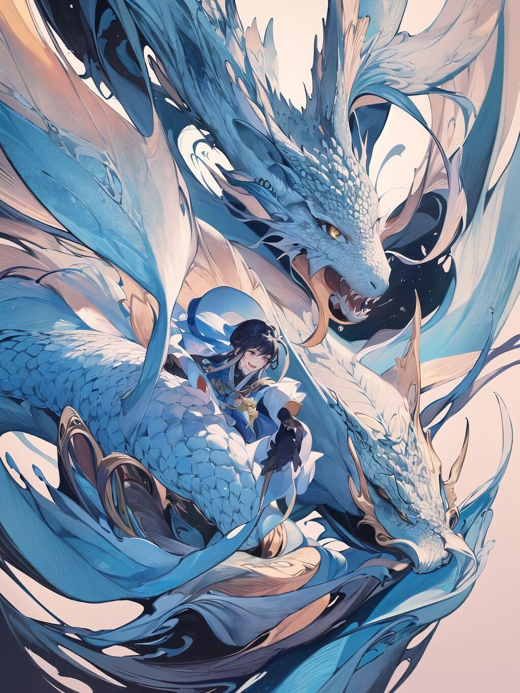 水龍を描いてみました