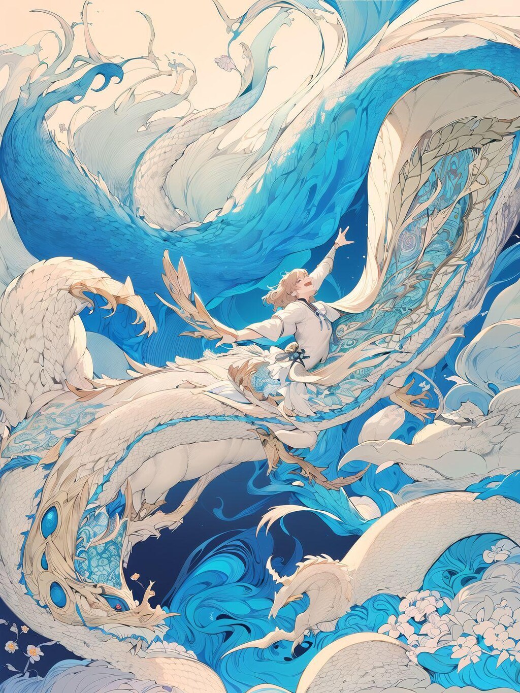 水龍を描いてみました