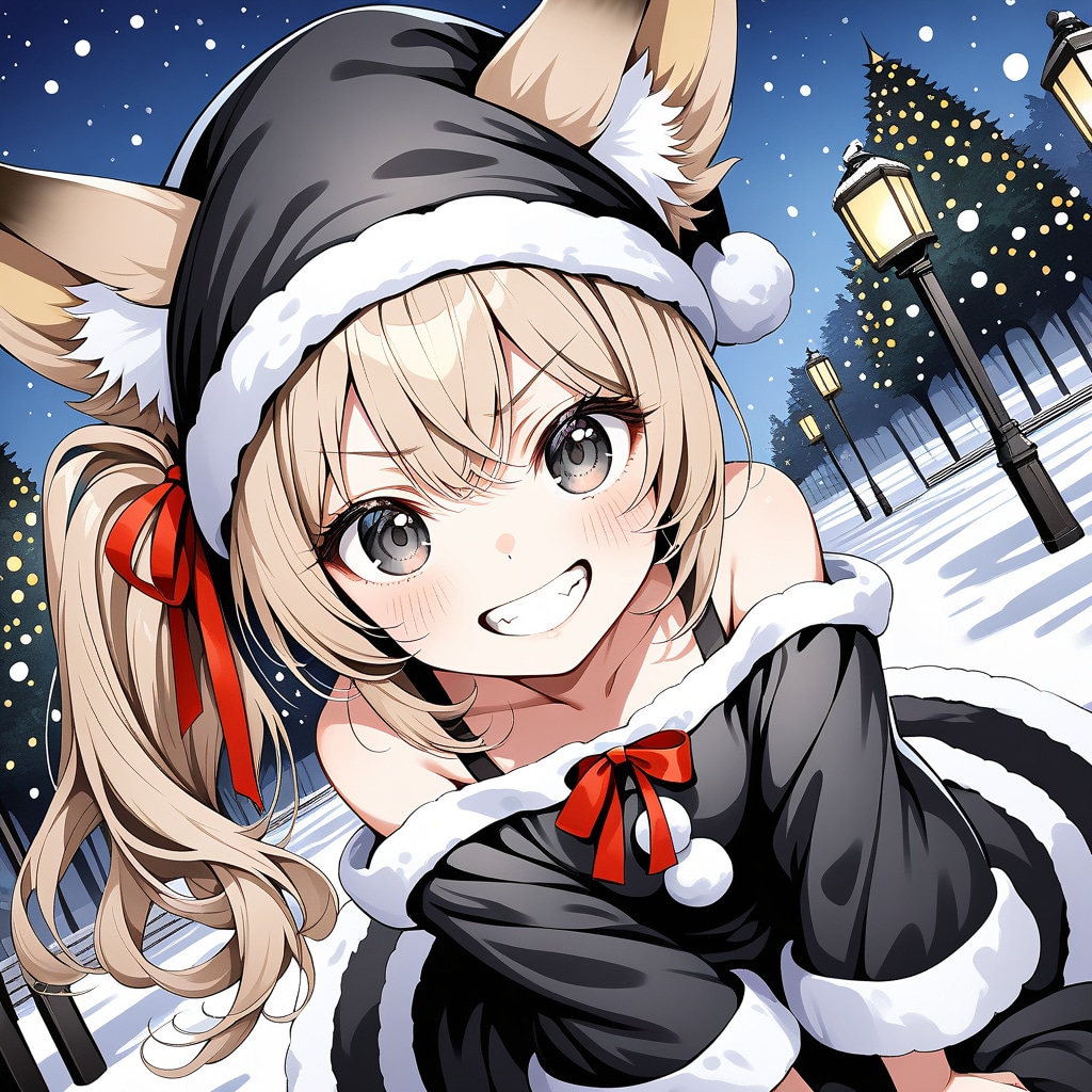 サンタ狐娘・三女