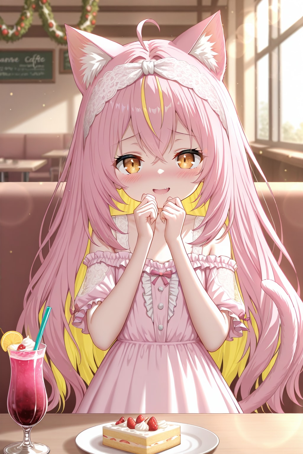 ネコミミクリームソーダ | の人気AIイラスト・グラビア
