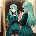 #鏡の中の彼女 3枚目