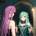 #鏡の中の彼女 2枚目