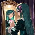 #鏡の中の彼女 4枚目
