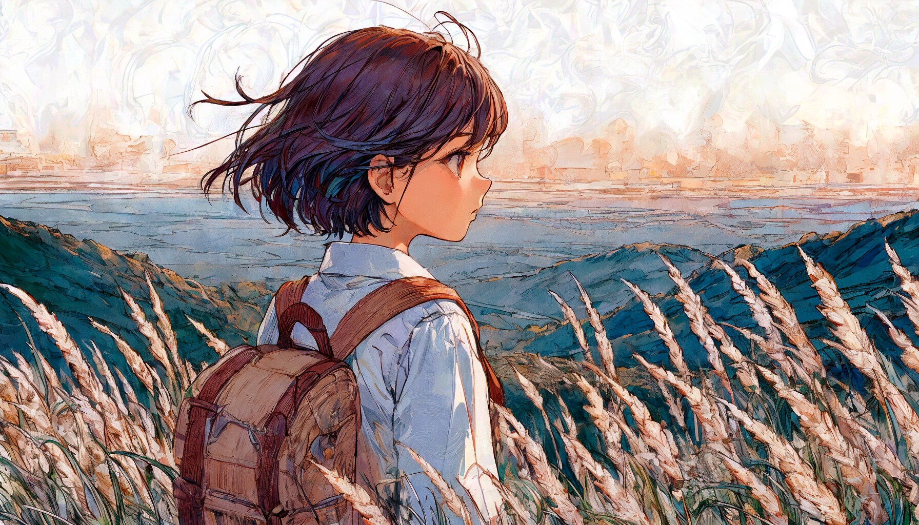 夕闇と少女43 | の人気AIイラスト・グラビア