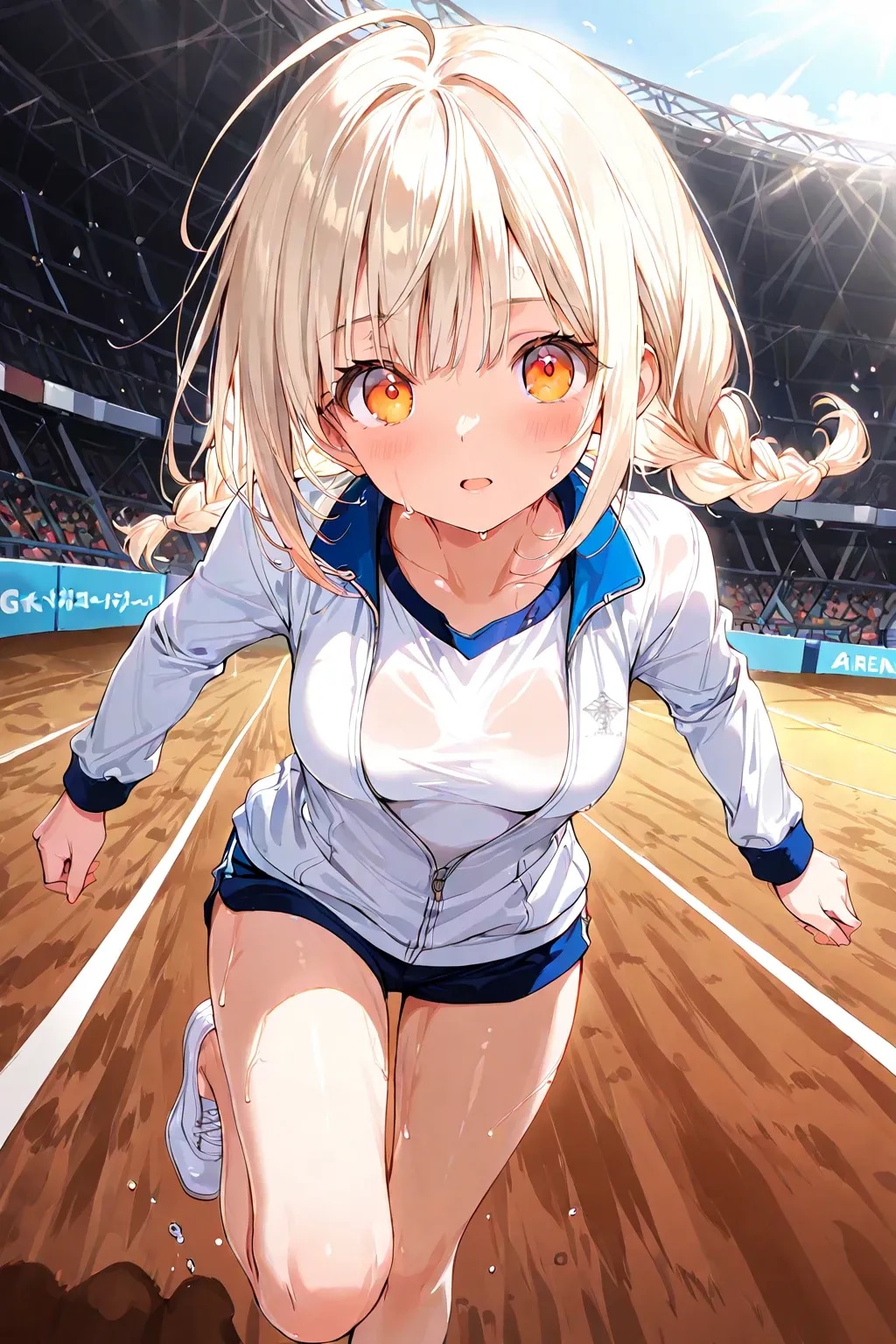 体育の授業の金曜日ちゃん(放課後は部活🎾)