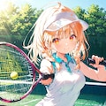 体育の授業の金曜日ちゃん(放課後は部活🎾) 7枚目