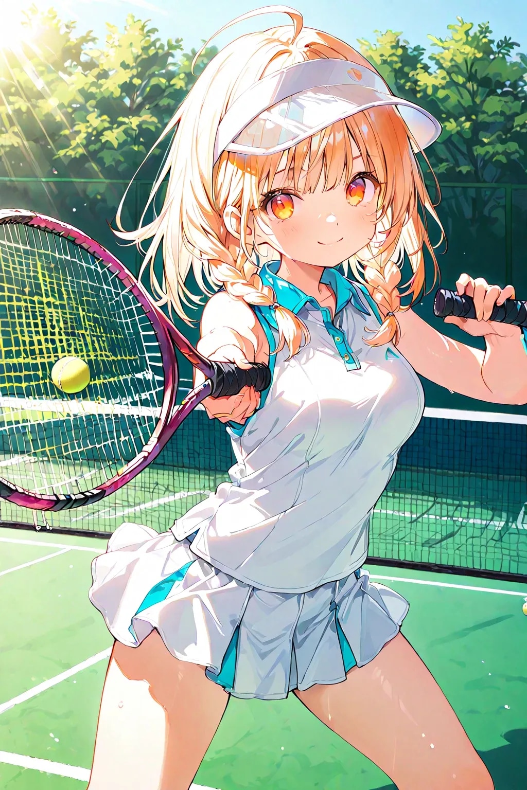 体育の授業の金曜日ちゃん(放課後は部活🎾)