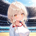 体育の授業の金曜日ちゃん(放課後は部活🎾) 4枚目