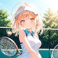 体育の授業の金曜日ちゃん(放課後は部活🎾) 9枚目