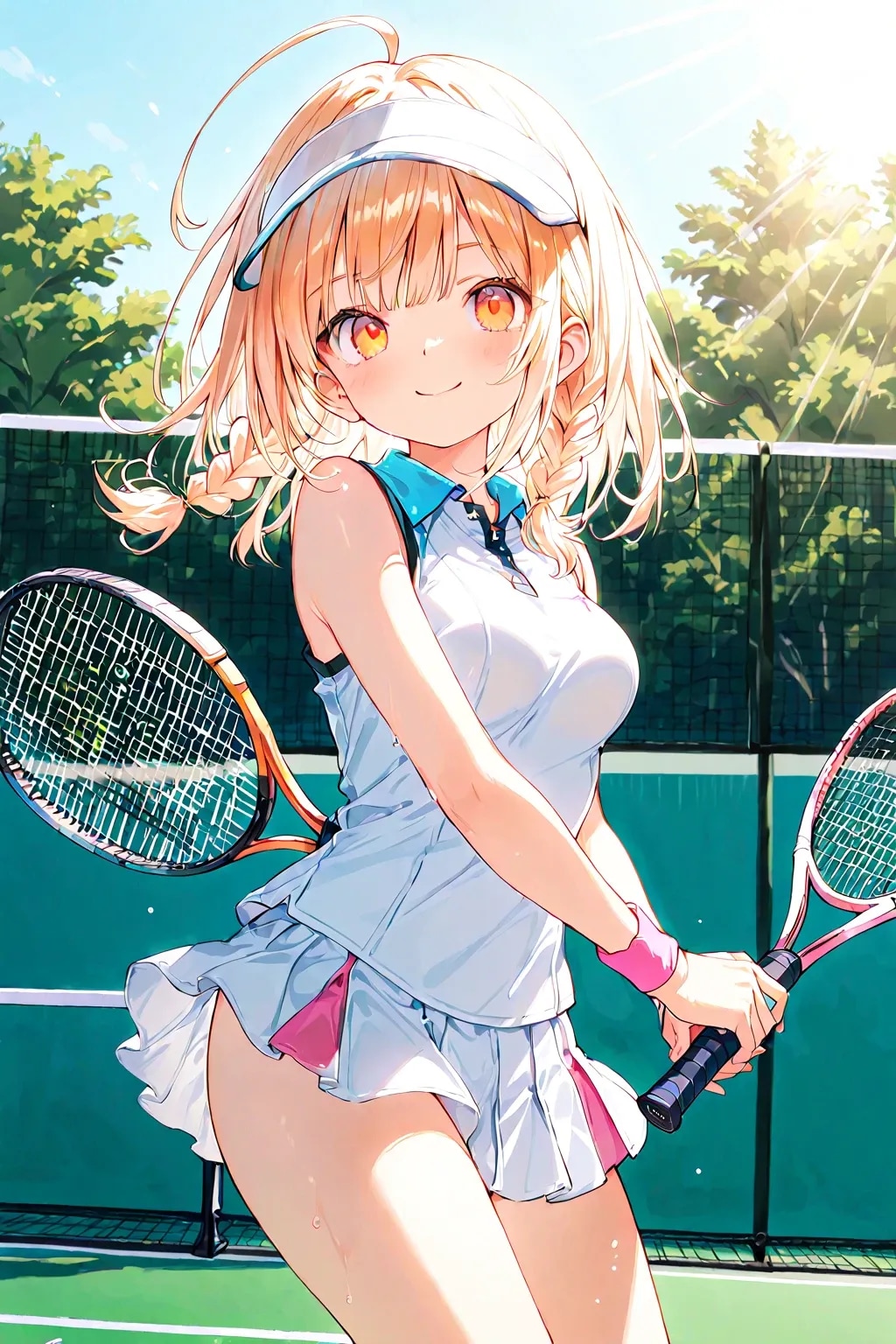 体育の授業の金曜日ちゃん(放課後は部活🎾)