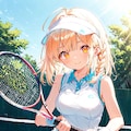 体育の授業の金曜日ちゃん(放課後は部活🎾) 6枚目