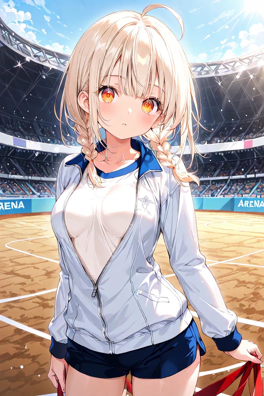 体育の授業の金曜日ちゃん(放課後は部活🎾)