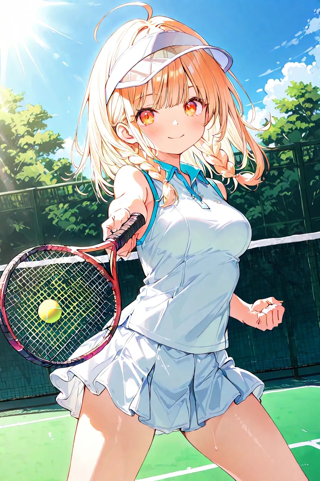 体育の授業の金曜日ちゃん(放課後は部活🎾)