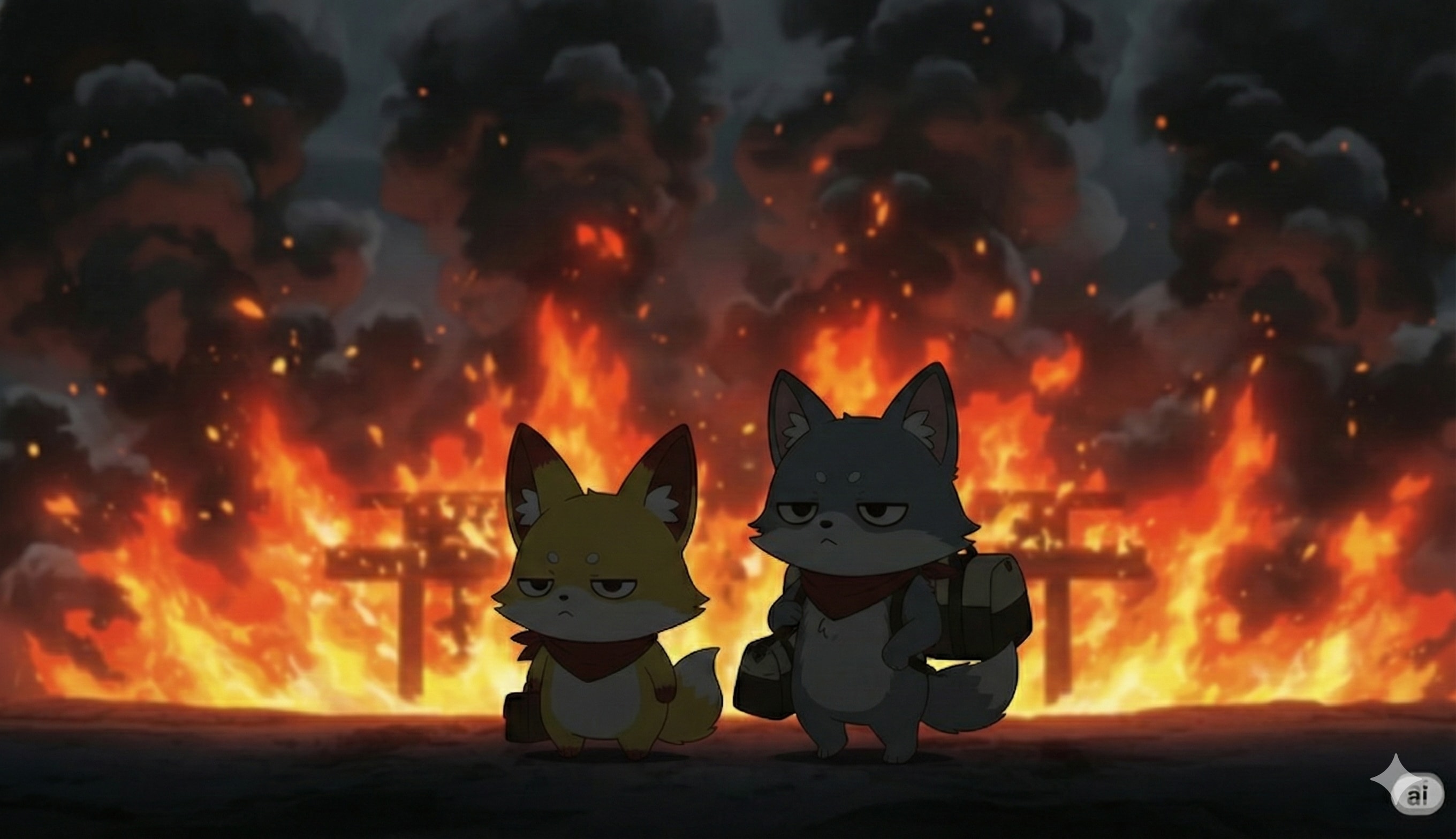 【コマンドー温泉】何が始まるんです？爆破解体ショーだ。 | の人気AIイラスト・グラビア