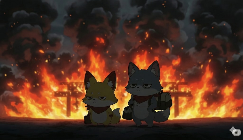 【コマンドー温泉】何が始まるんです？爆破解体ショーだ。