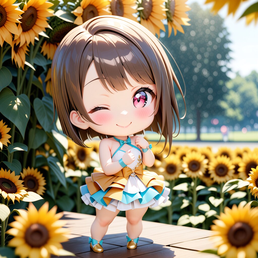 中須かすみ デフォルメフィギュア風