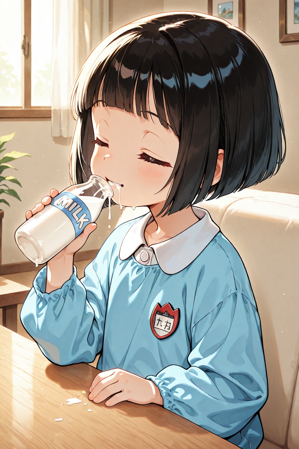 ミルク飲み園児 | の人気AIイラスト・グラビア