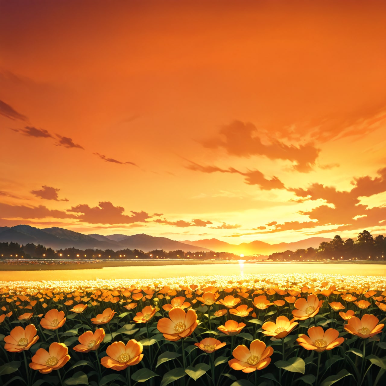 夕暮れ/朝焼け 5 | の人気AIイラスト・グラビア