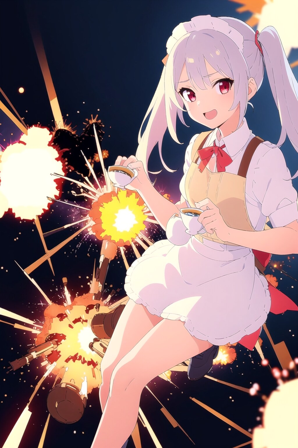 【謎画像】ツインテメイドちゃんの爆裂ティータイム
