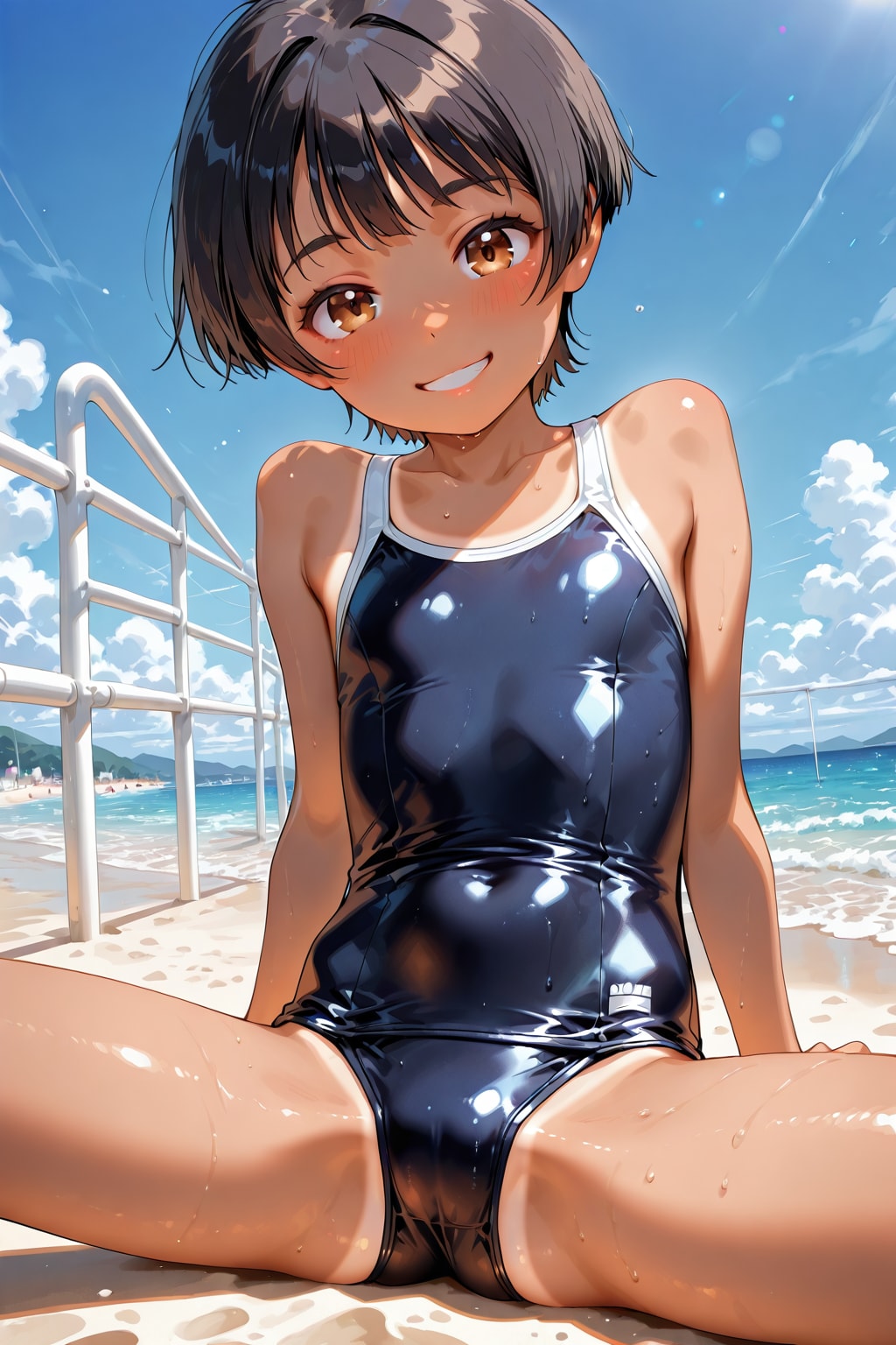 日本の夏、スク水の夏♪７