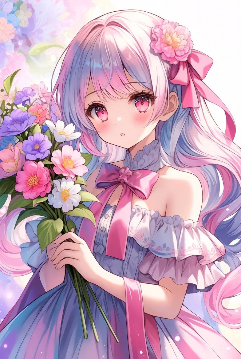 花束💐 | の人気AIイラスト・グラビア