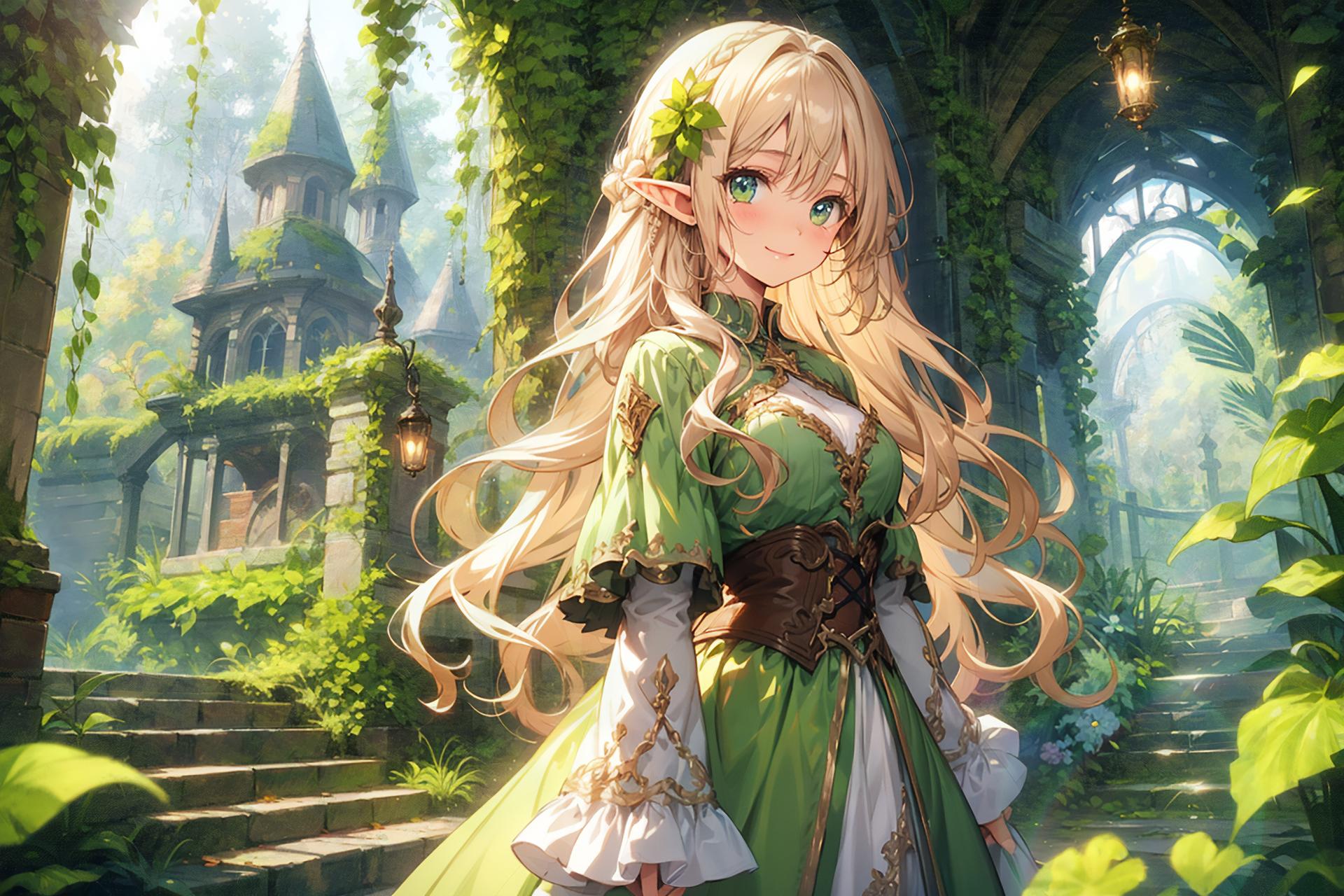 神域のエルフ | の人気AIイラスト・グラビア