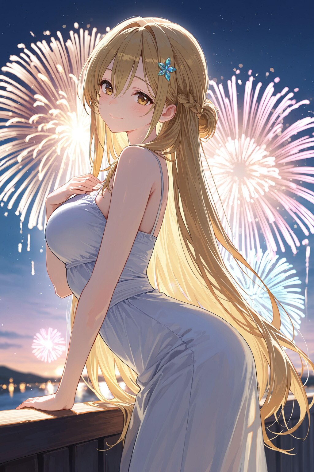 異世界学園の少女さん（花火）