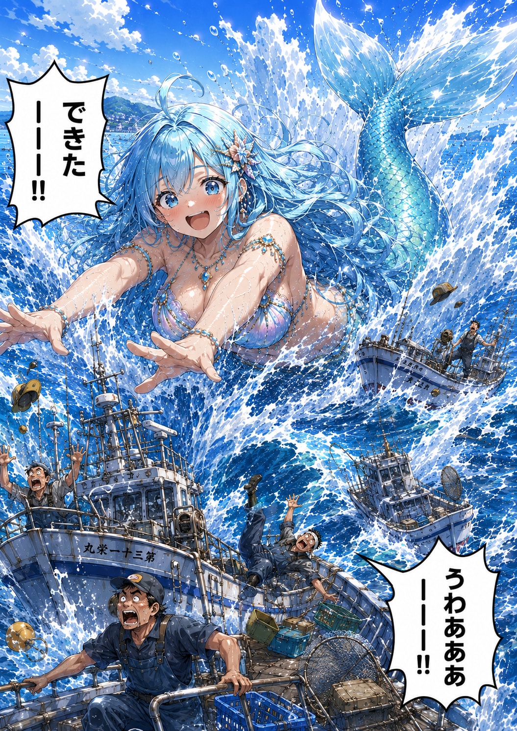 マーメイドさんは泳げない⑨
