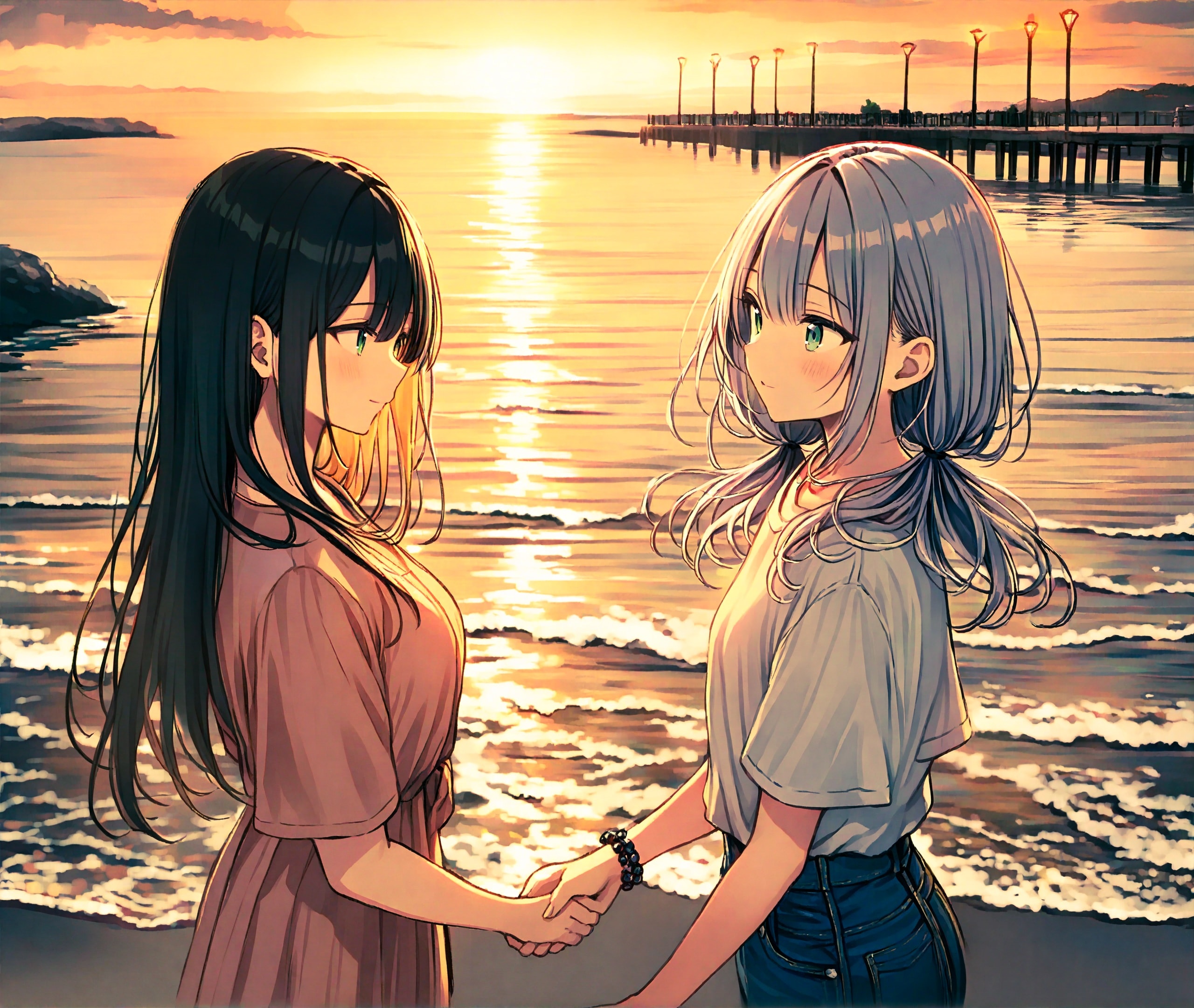 「懐」「日」「渚」 | の人気AIイラスト・グラビア