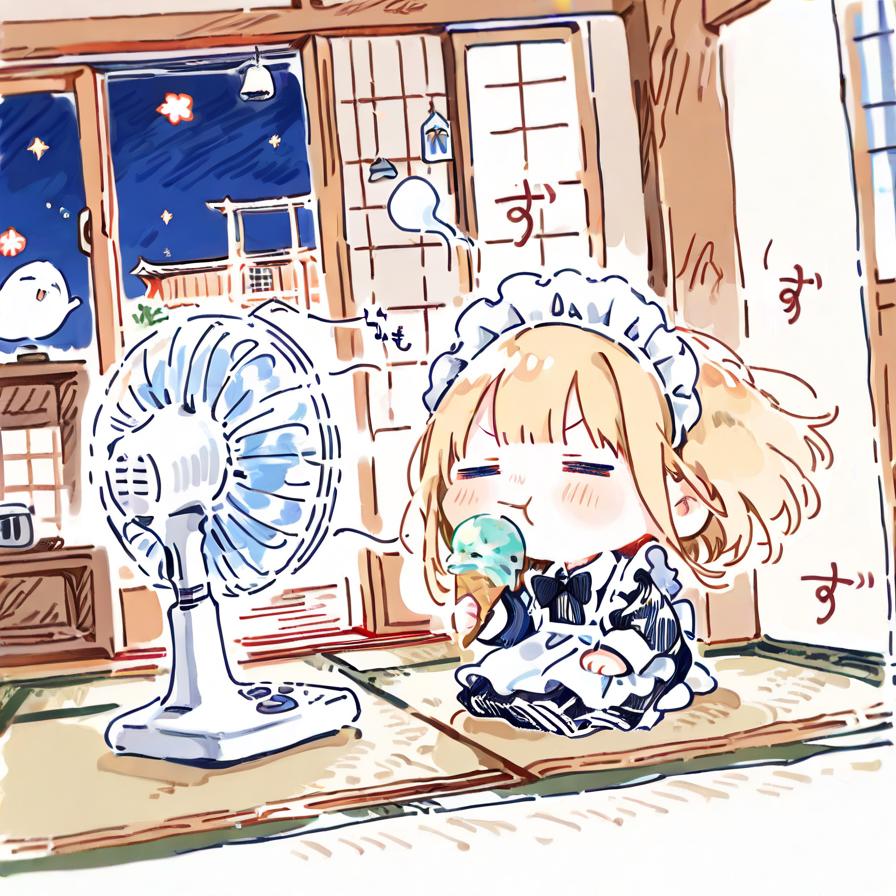 ((卍 )))” 三三 三 ﾌﾞｫｫｫｫｫｫ…(-ω- )👻 | の人気AIイラスト・グラビア