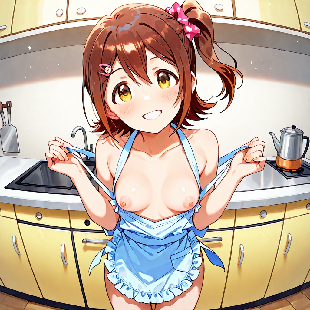 裸エプロン