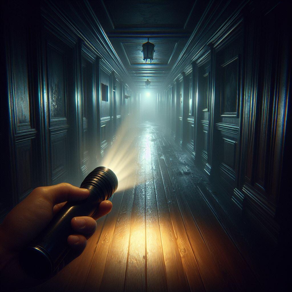 館の内部を探索