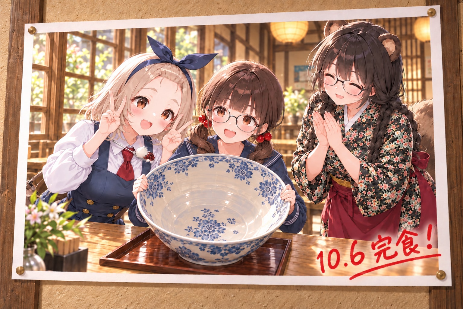 完食記念（FA槇上姉妹） | の人気AIイラスト・グラビア