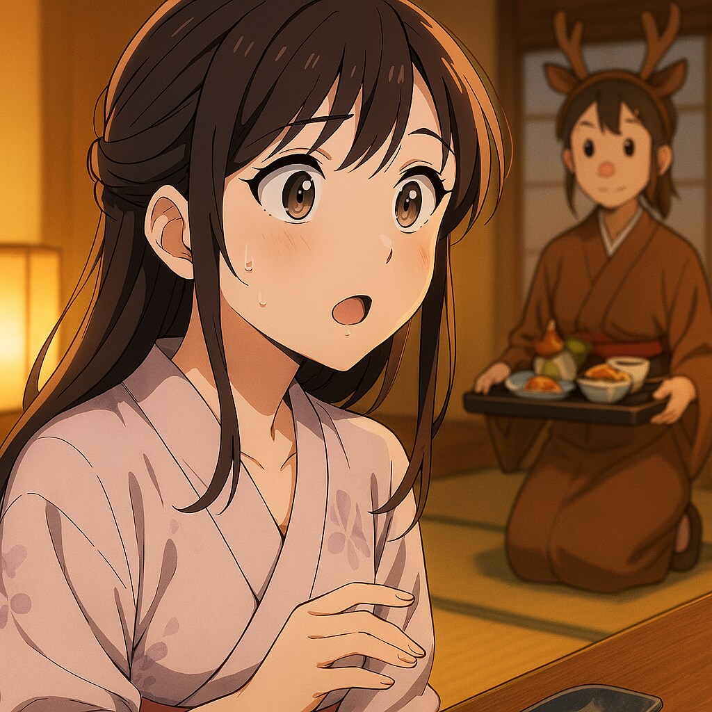 仲居がトナカイ