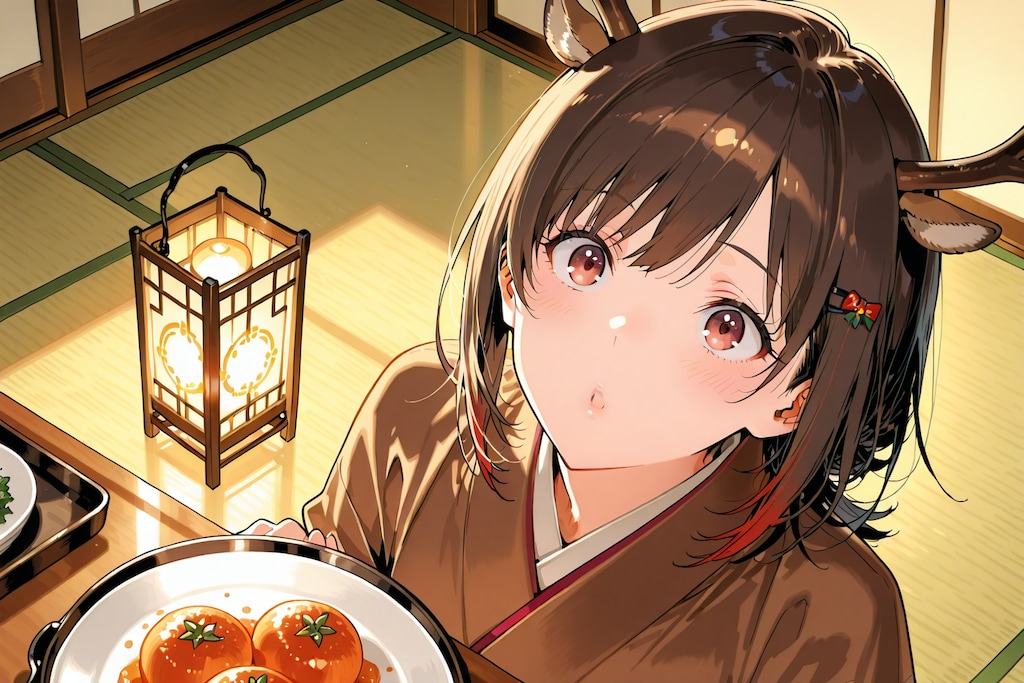 仲居がトナカイ