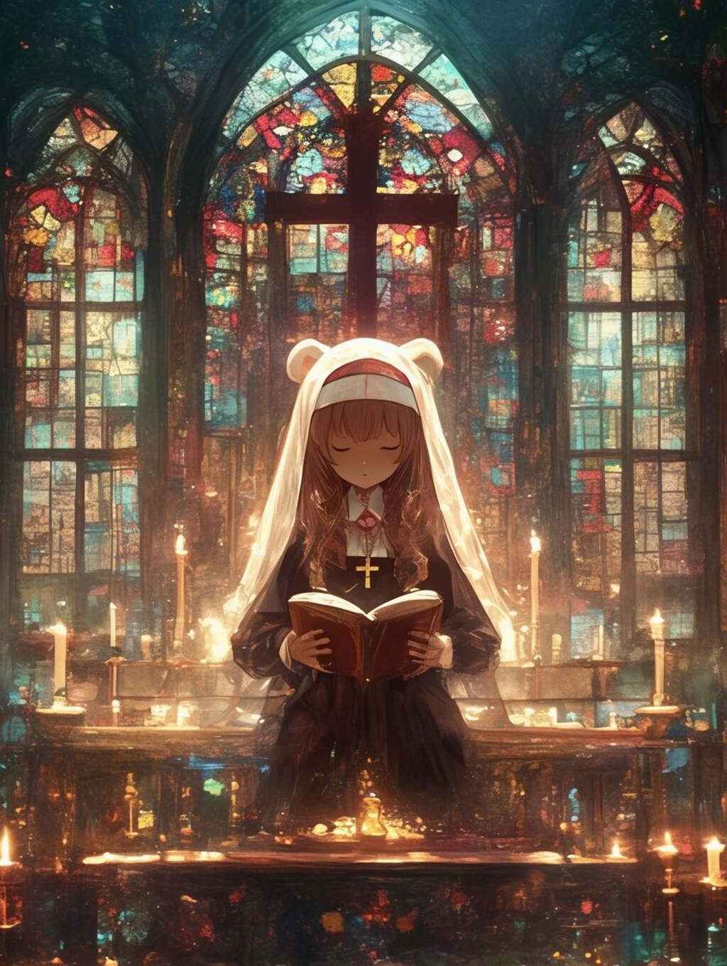 くま娘✖︎シスター🐾