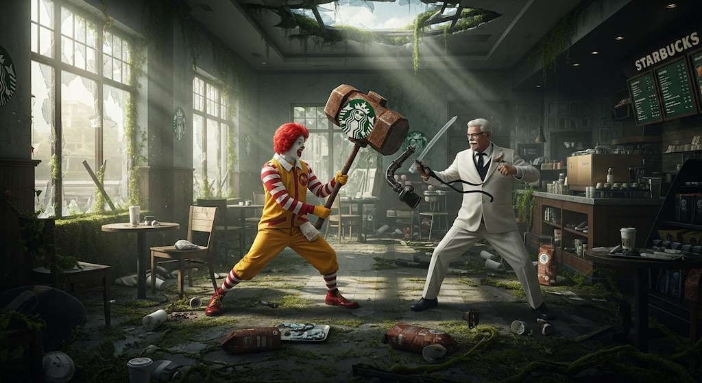 The Dream Match of 🍔VS🍗(Photoreal)